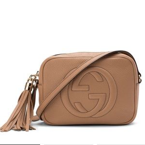 Authentic Gucci soho disco bag in rose beige